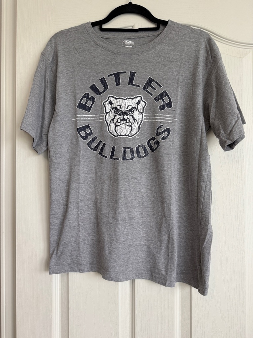 Butler Bulldogs Gray Distressed Graphic T-Shirt
